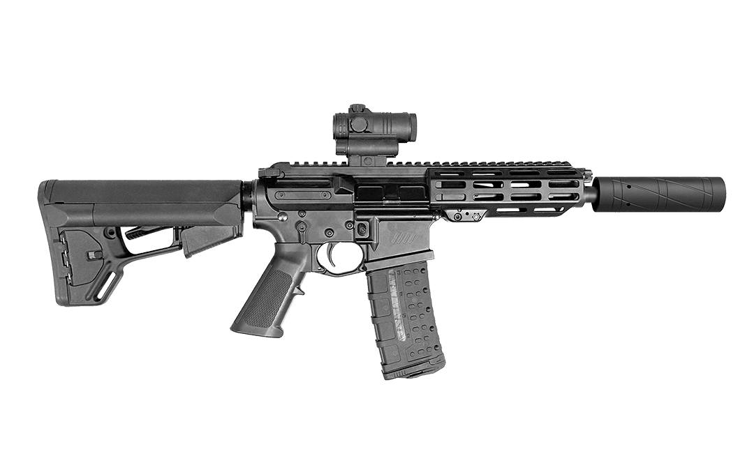 SSS DEFENCE 300 RAPTOR suppressed assault rifle